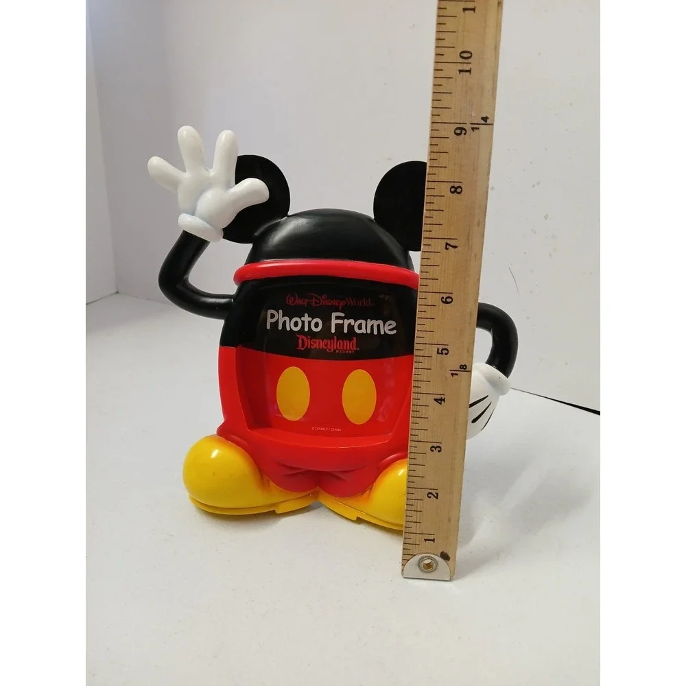 Walt Disney World Disneyland Resort Mickey Mouse Shaped Resin Photo Pic Frame‎